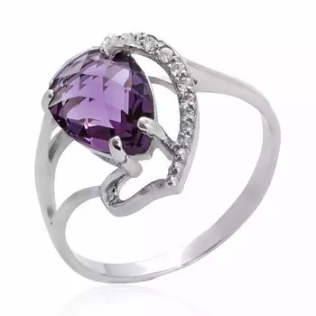 Серебряное кольцо с кварцем