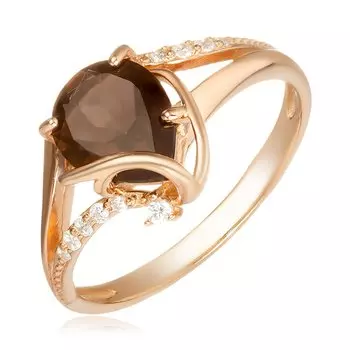 Серебряное кольцо с кварцем