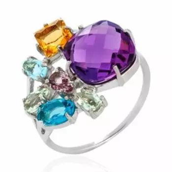 Серебряное кольцо с кварцем