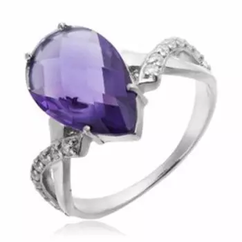 Серебряное кольцо с кварцем