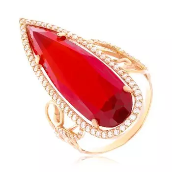 Серебряное кольцо с кварцем