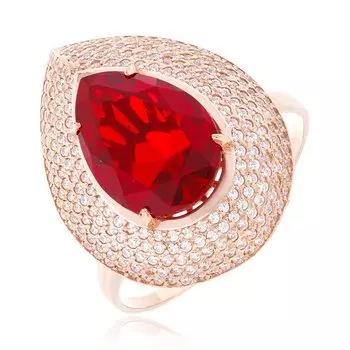 Серебряное кольцо с кварцем