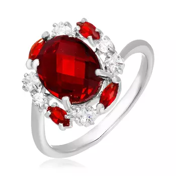 Серебряное кольцо с кварцем