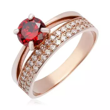 Серебряное кольцо с кварцем