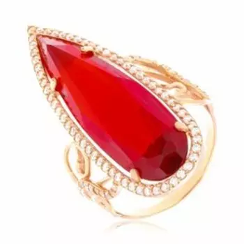 Серебряное кольцо с кварцем