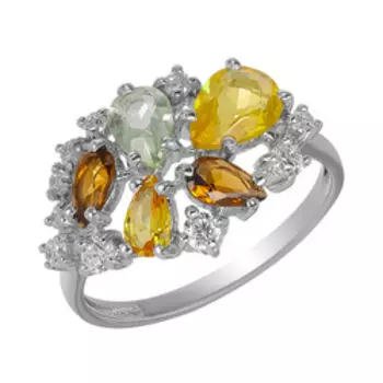 Серебряное кольцо с кварцем