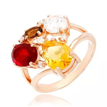 Серебряное кольцо с кварцем