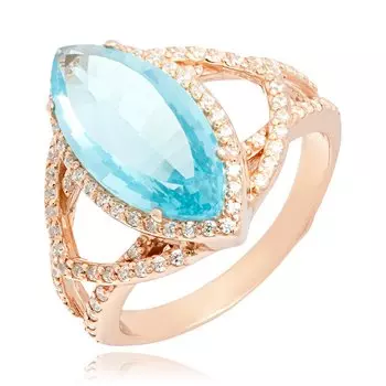 Серебряное кольцо с кварцем