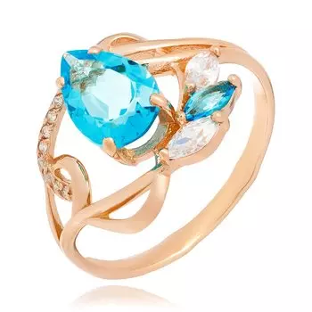 Серебряное кольцо с кварцем