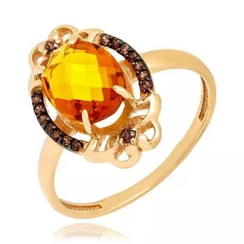 Серебряное кольцо с кварцем