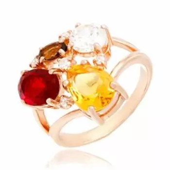 Серебряное кольцо с кварцем