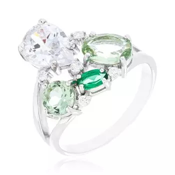 Серебряное кольцо с кварцем