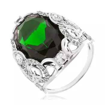 Серебряное кольцо с кварцем