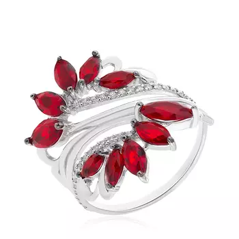 Серебряное кольцо с кварцем