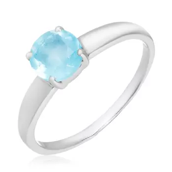 Серебряное кольцо с кварцем