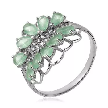 Серебряное кольцо с кварцем