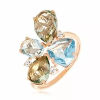 Серебряное кольцо с кварцем