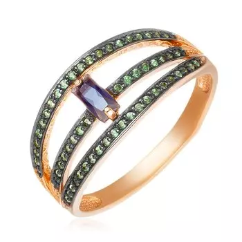 Серебряное кольцо с кварцем