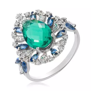 Серебряное кольцо с кварцем