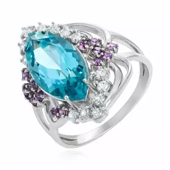 Серебряное кольцо с кварцем