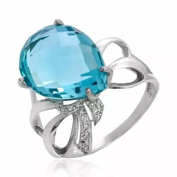 Серебряное кольцо с кварцем