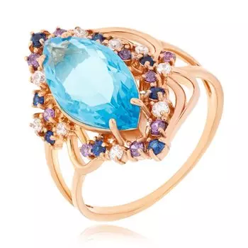 Серебряное кольцо с кварцем