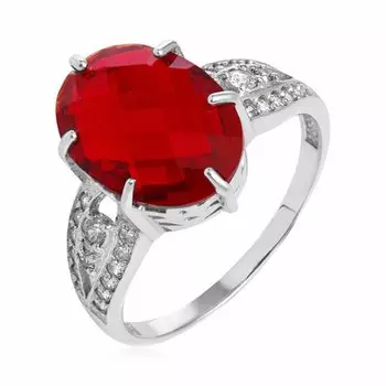 Серебряное кольцо с кварцем