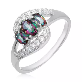 Серебряное кольцо с кварцем