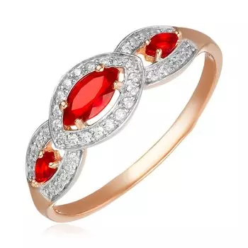 Серебряное кольцо с кварцем