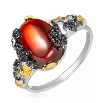 Серебряное кольцо с кварцем