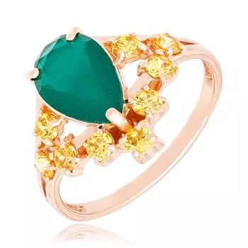 Серебряное кольцо с кварцем