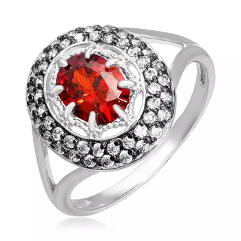 Серебряное кольцо с кварцем