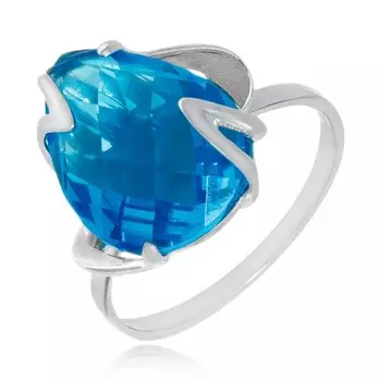 Серебряное кольцо с кварцем