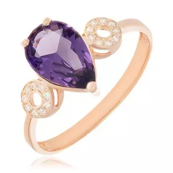 Серебряное кольцо с кварцем