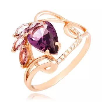 Серебряное кольцо с кварцем