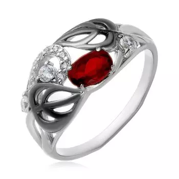 Серебряное кольцо с кварцем