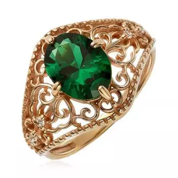 Серебряное кольцо с кварцем