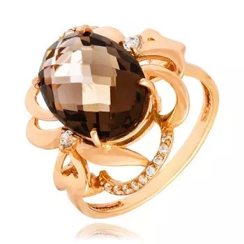 Серебряное кольцо с кварцем