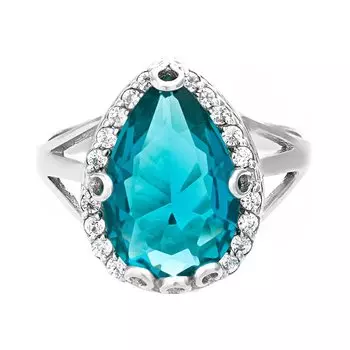 Серебряное кольцо с кварцем