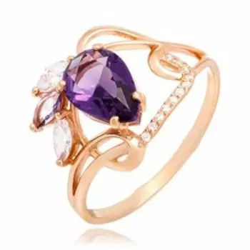 Серебряное кольцо с кварцем