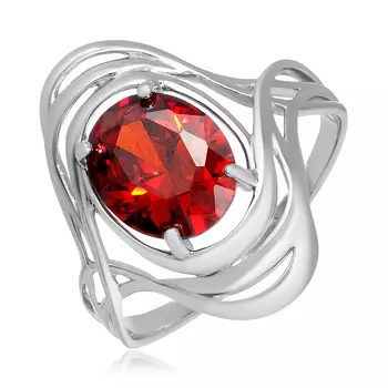 Серебряное кольцо с кварцем