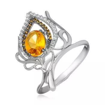 Серебряное кольцо с кварцем