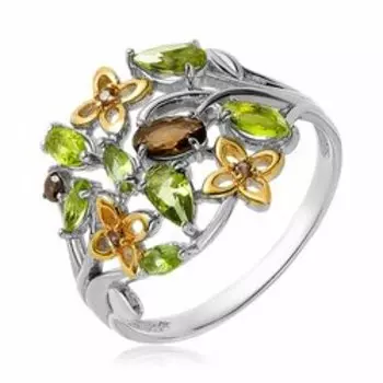 Серебряное кольцо с кварцем