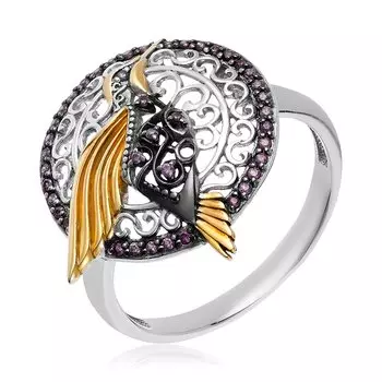 Серебряное кольцо с кварцем