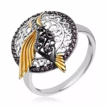 Серебряное кольцо с кварцем