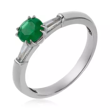 Серебряное кольцо с кварцем