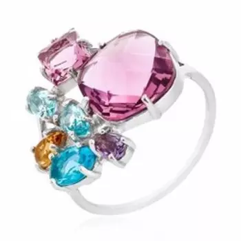 Серебряное кольцо с кварцем