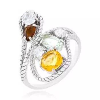 Серебряное кольцо с кварцем