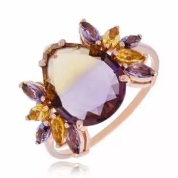 Серебряное кольцо с кварцем