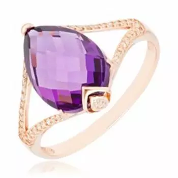 Серебряное кольцо с кварцем